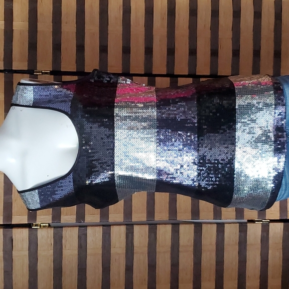 Debbie Shuchat lined sequin top - Picture 3 of 10